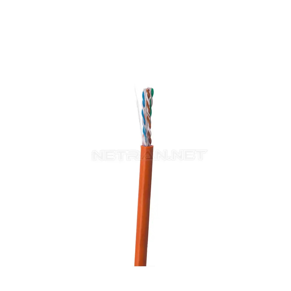 کابل شبکه نگزنس Cat6 UTP تمام مس تست فلوک پرمننت با روکش PVC | نت ران